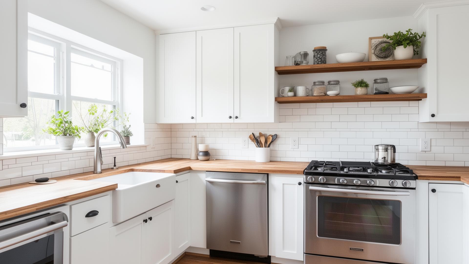 Bright modern kitchen renovation